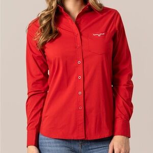 NWT Kimes Ranch Ladies KR Team Shirt in Red